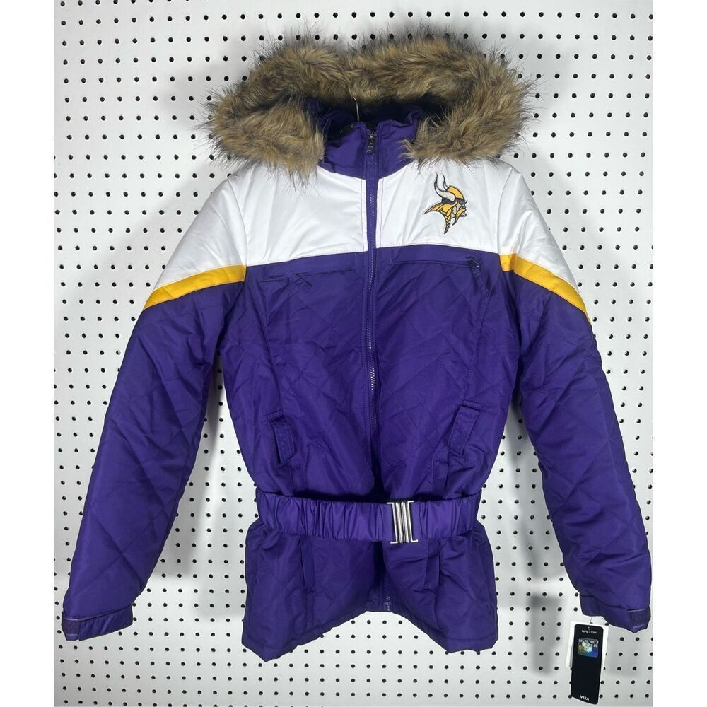 NFL Team Apparel Minnesota Vikings jacket size s